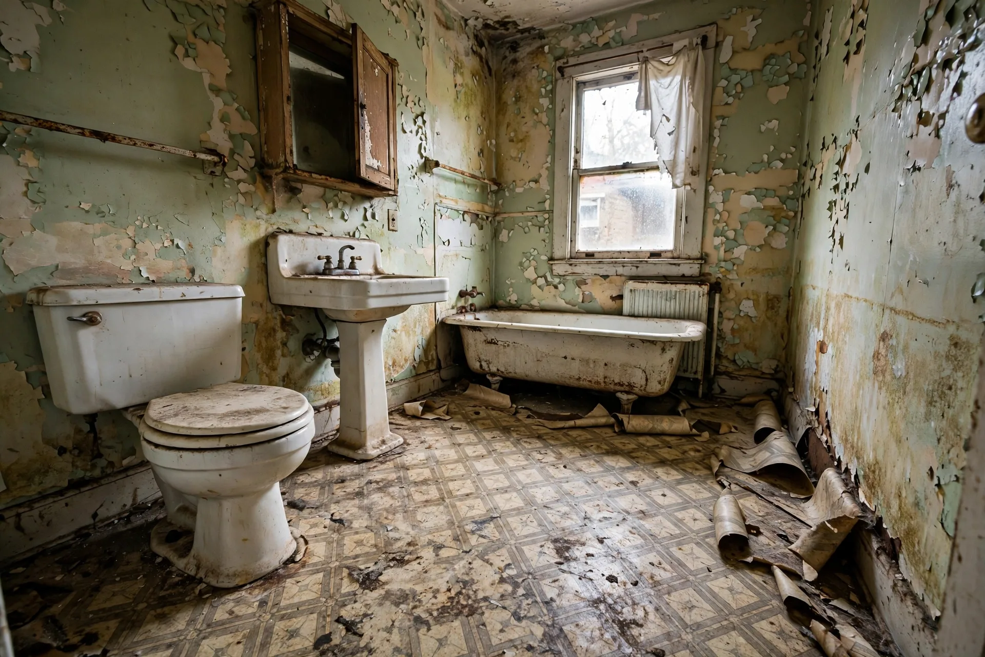 Before photo,  Bathroom Flooring Installation in Somerset, by Bowie Bathroom Remodeling Company