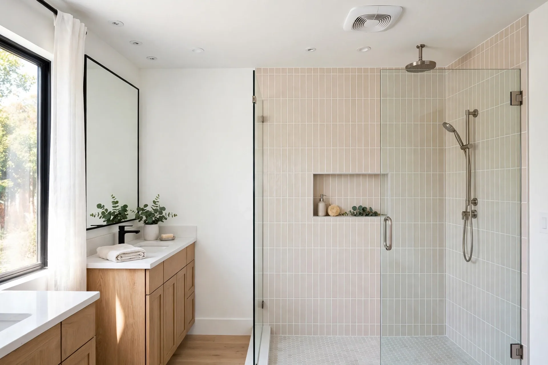 Bathroom Waterproofing and Ventilation — Shower Waterproofing and Fan Upgrade in Belair by Bowie Bathroom Remodeling Company