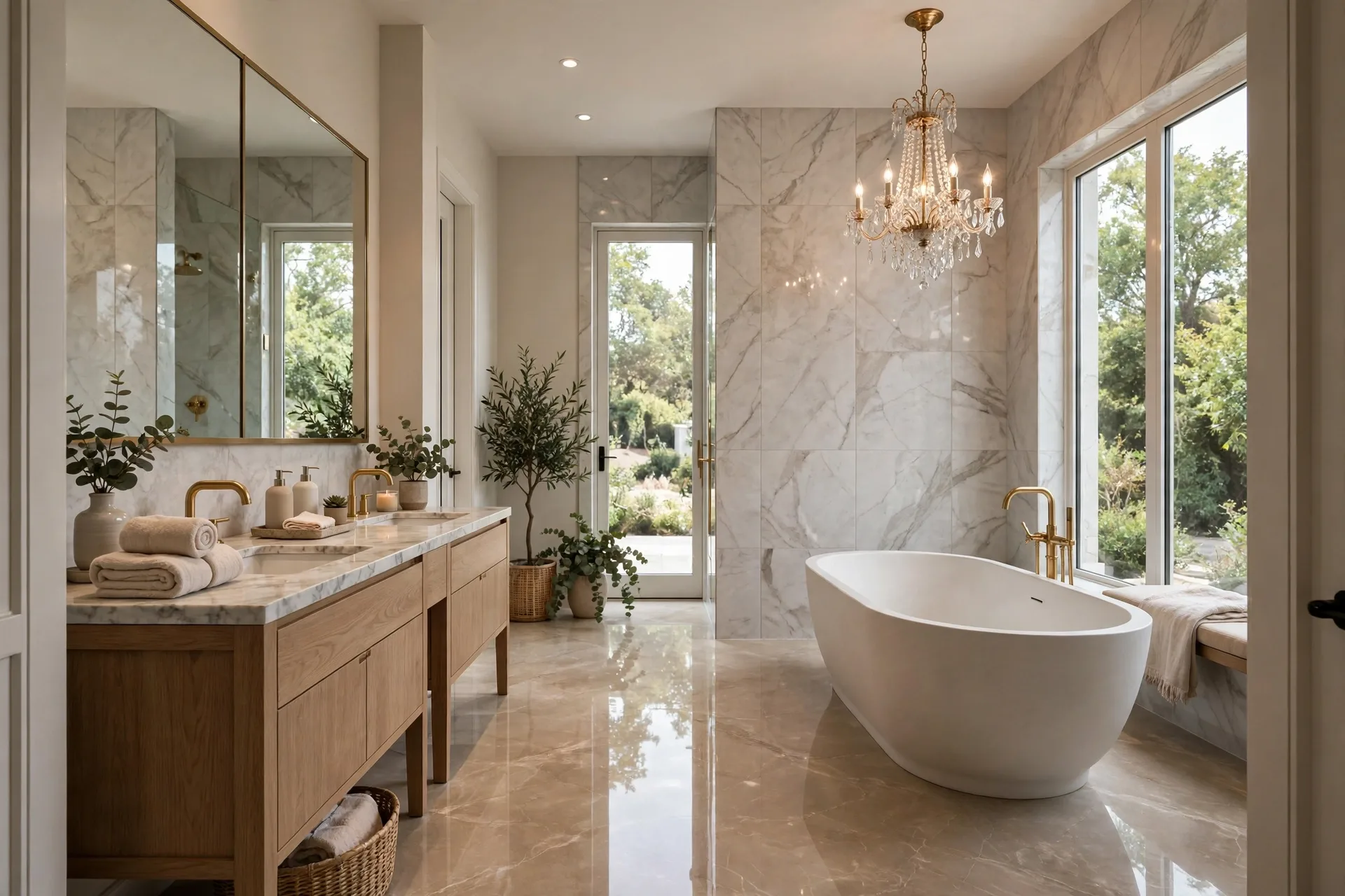 Luxury Bathroom Remodeling — Luxury Master Bath Remodel in Woodmore by Bowie Bathroom Remodeling Company