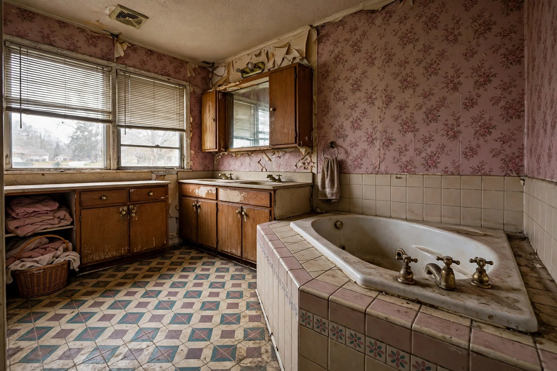 Before photo,  Master Bathroom Remodel in Woodmore, by Bowie Bathroom Remodeling Company