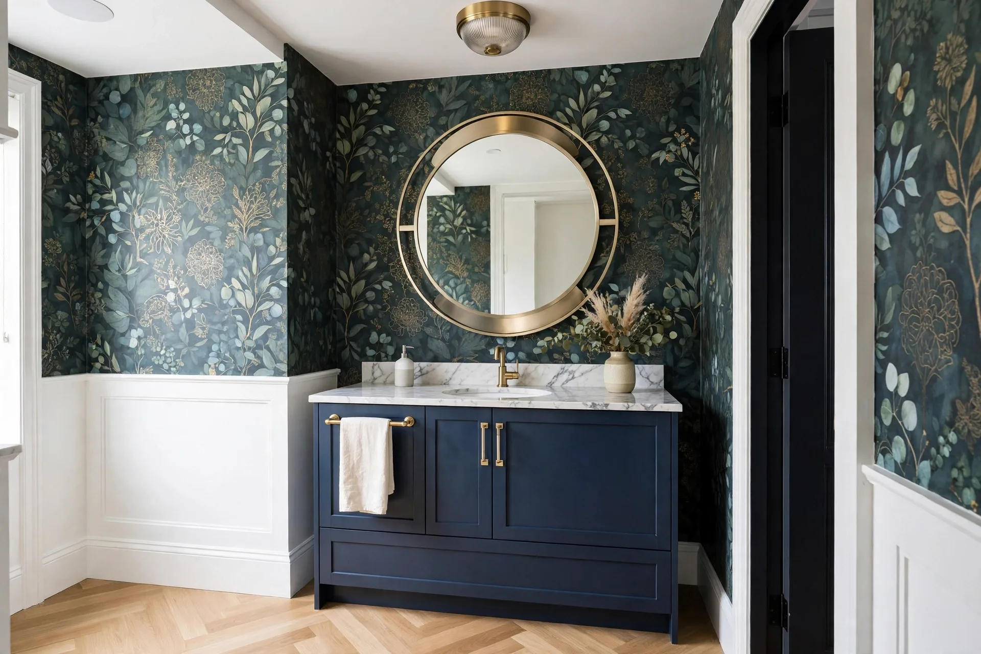 Powder Room Remodeling — Powder Room Remodel in Tulip Grove by Bowie Bathroom Remodeling Company