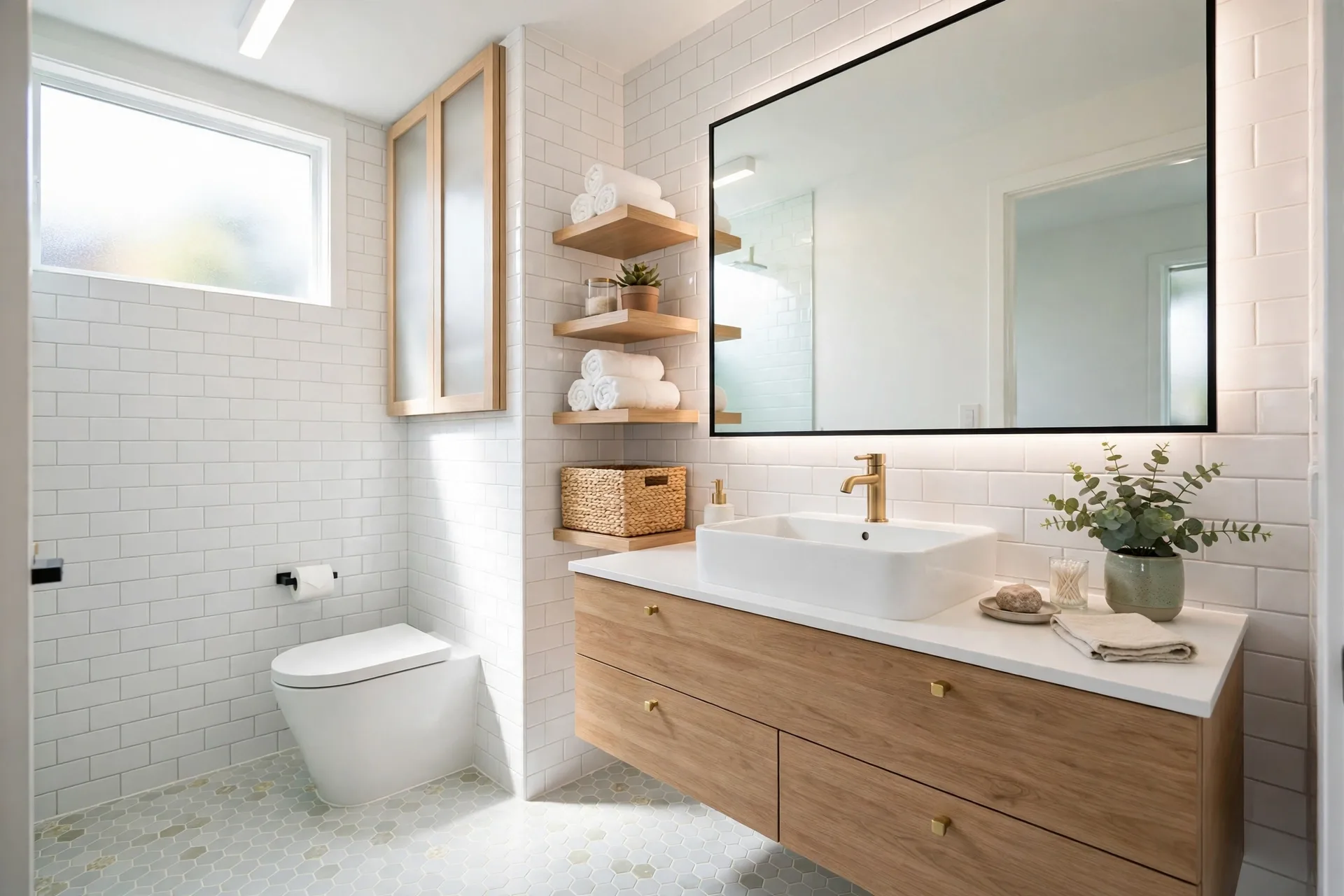 Small Bathroom Remodeling — Small Bathroom Remodel in Heather Hills by Bowie Bathroom Remodeling Company