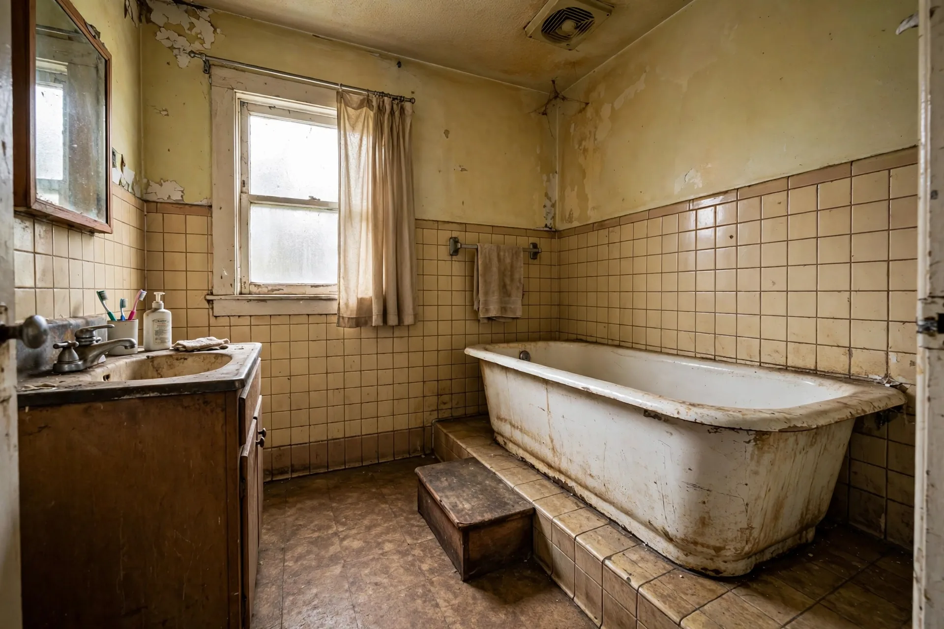 Before photo,  Walk In Shower Installation in Tulip Grove, by Bowie Bathroom Remodeling Company